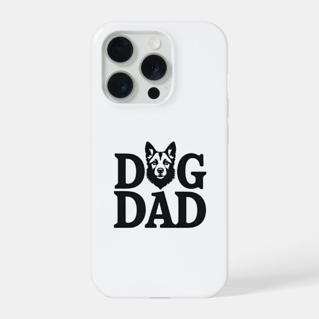 Coque iPhone Proud Dog Dad Apparel & Accessories (Verso)