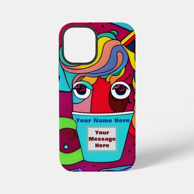 Coque iPhone Psychédélique (Verso)