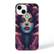 Psychédélique Troisième Eye Téléphone Case