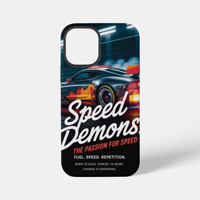 Coque iPhone Puissance de vitesse (Verso)