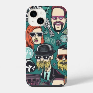 Coque Pour iPhone 14 Punks de Crypto drôles et mignons