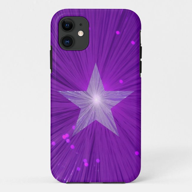 Coque iphone Purple Star (Dos)