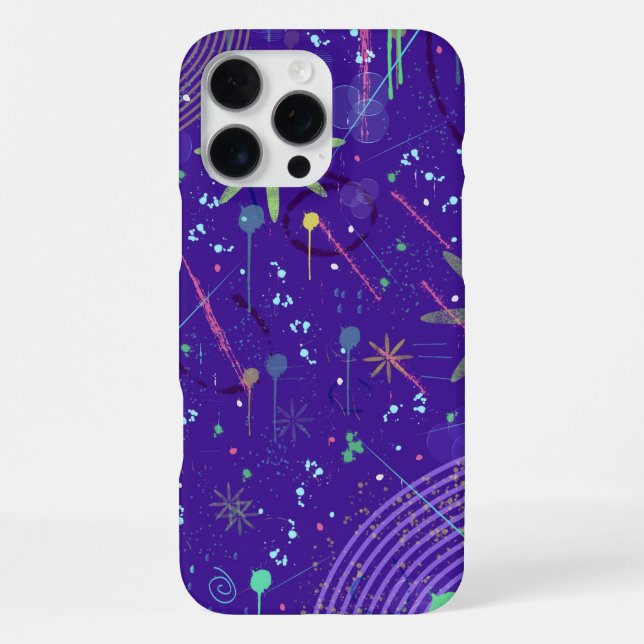 Coque iPhone Purple Twilight Party (Verso)