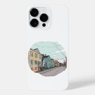 COQUE POUR POUR iPhone 14 PRO MAX QUARTIER DE BANLIEUE GEORGE STREET TERRE-NEUVE