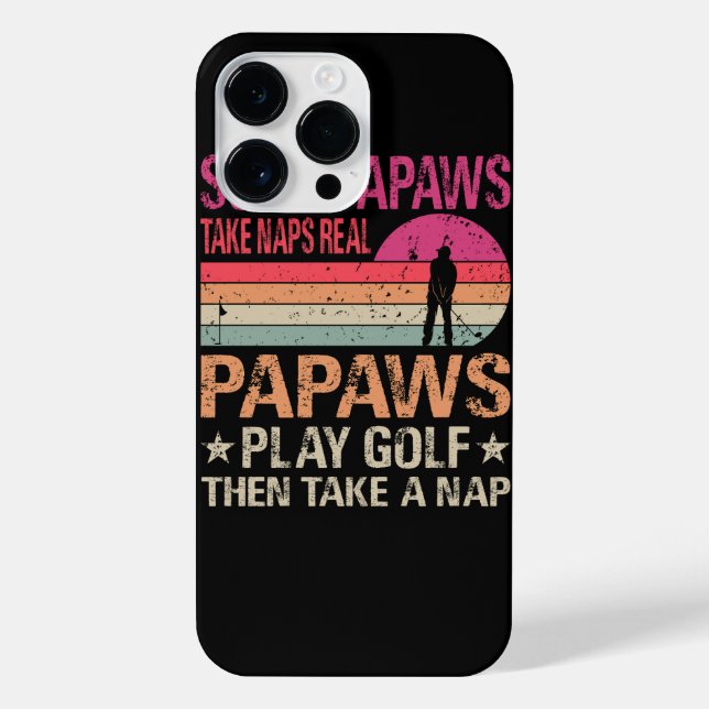 Coque iPhone Quelques Papaws Prendre Naps Real Papaws Jouer Gol (Verso)