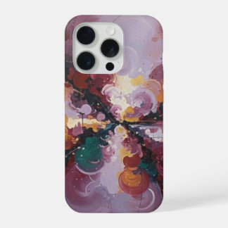 Radiant Whirl - Abstract Color Burst Iphone Case