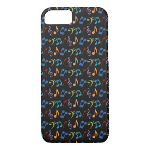 Coque iphone Rainbow Music Notes