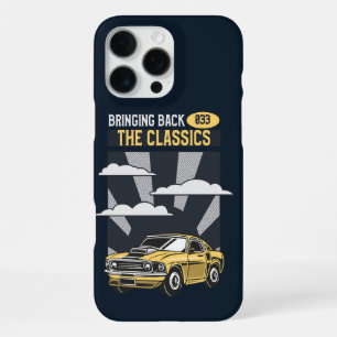 Coque iPhone 16 Pro Max Ramener les Classiques Voiture Musclée Rétro
