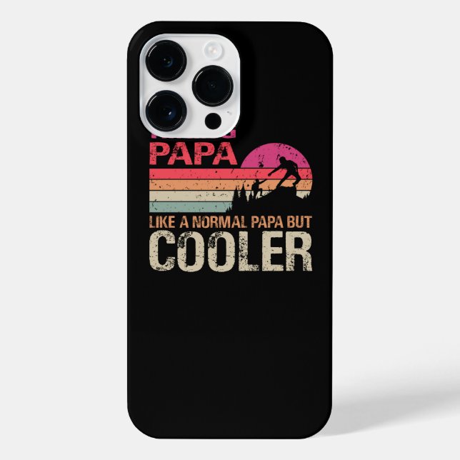 Coque iPhone Randonnée Papa Comme Un Papa Normal Mais Glacière  (Verso)