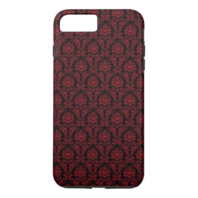 Coque iphone Red Damask (Dos)