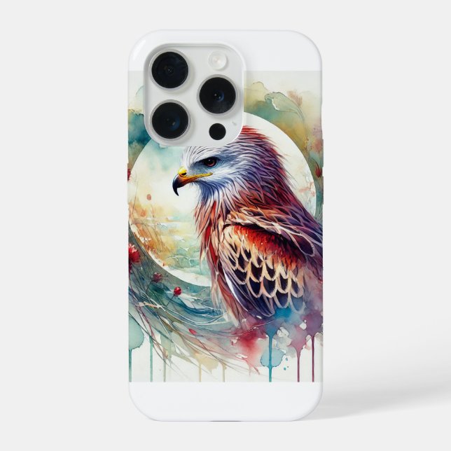 Coque iPhone Red Kite 211024AREF128 - Watercolor (Verso)