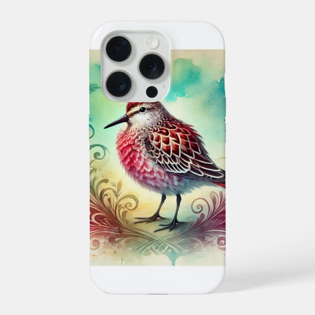 Coque iPhone Red Knot 060824AREF130 - Watercolor (Verso)
