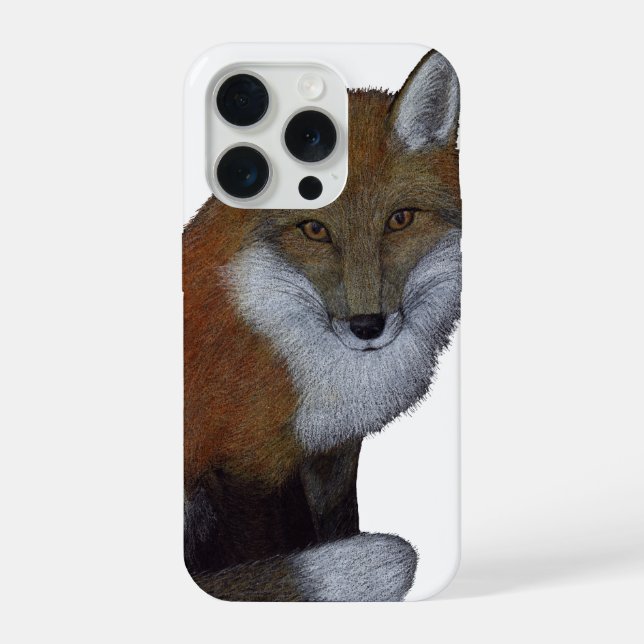 Coque iPhone Renard roux (Verso)
