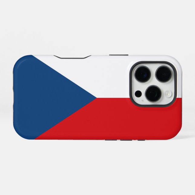 Coque iPhone République tchèque (Verso Horizontal)