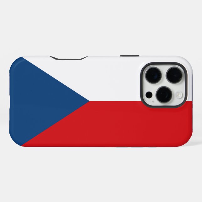 Coque iPhone République tchèque (Verso Horizontal)