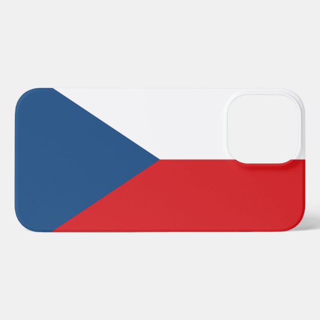 Coque iPhone République tchèque (Verso Horizontal)