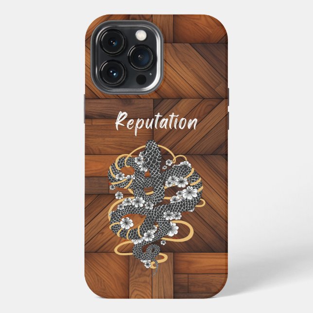 Coque iPhone Réputation Des Serpents Dans Le Monde (Verso)
