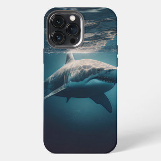 Etui iPhone 13 Pro Max requin en mer