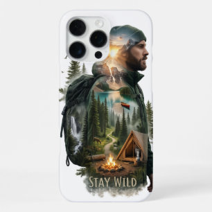 Coque iPhone 16 Pro Max Restez Sauvage Double Exposition