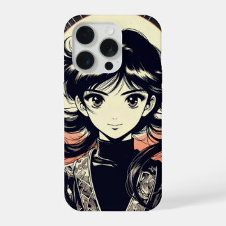 Retro Anime Girl Vintage Manga iPhone Case