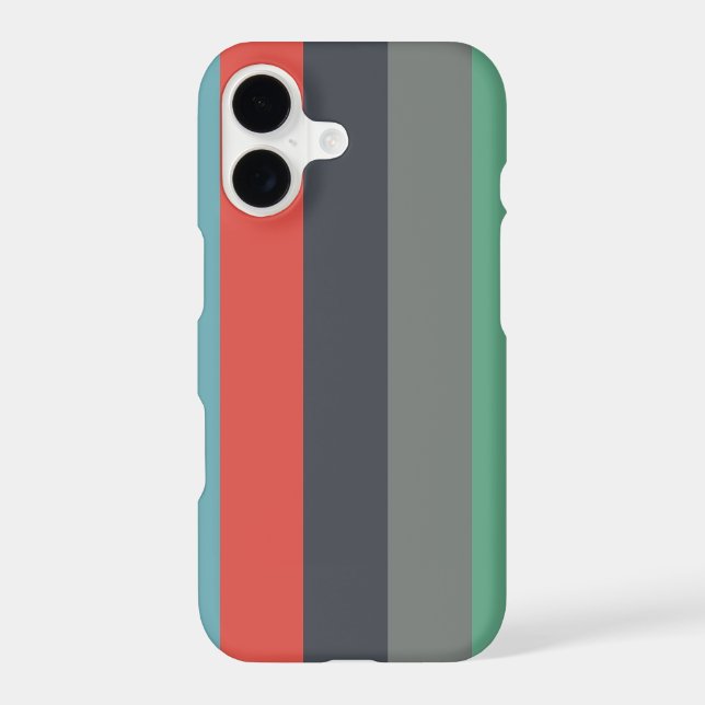 Coque iPhone Retro color (Verso)