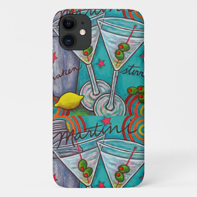 Coque iphone Retro Martini (Dos)