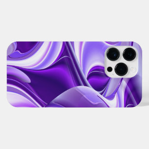 Coque Pour Pour iPhone 14 Pro Max Rêves arc-en-ciel à fleurs violettes