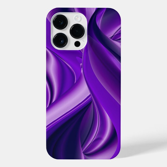Coque iPhone Rêves arc-en-ciel à fleurs violettes (Verso)