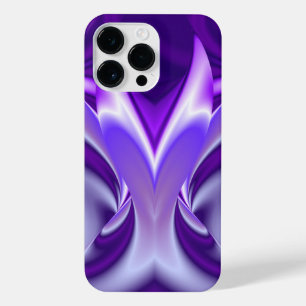 Coque Pour Pour iPhone 14 Pro Max Rêves arc-en-ciel à fleurs violettes