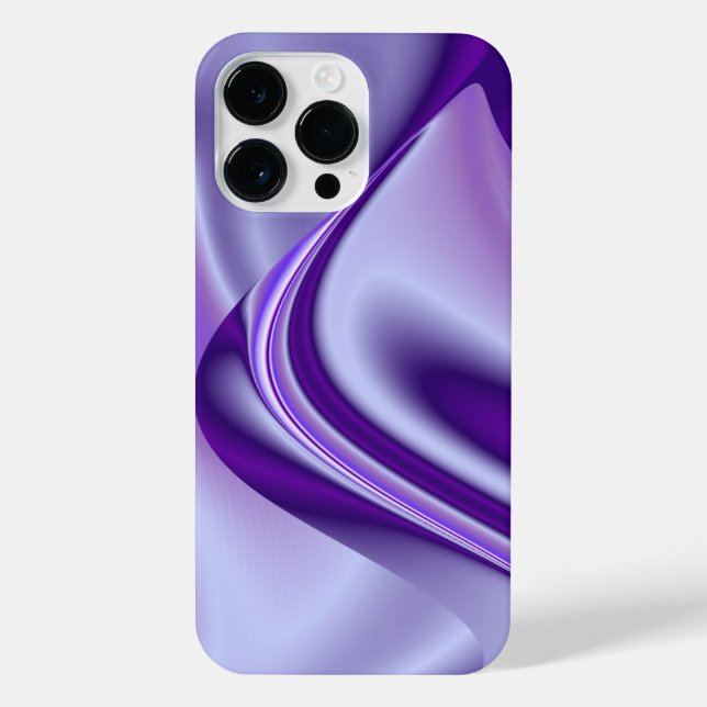 Coque iPhone Rêves arc-en-ciel à fleurs violettes (Verso)