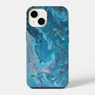 Coque Pour iPhone 14 Rhapsody en Turquoise