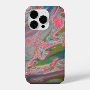 Coque Pour iPhone 14 Plus Rivière des couleurs peinture de flux