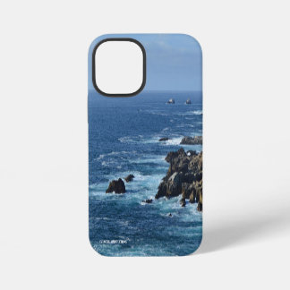 Coque iPhone 12 Mini #Roc-Bleu