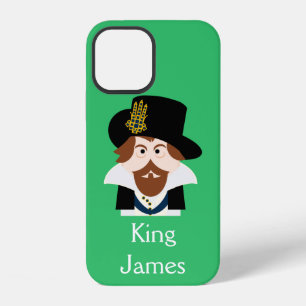 Coque iPhone 12 Roi Jacques VI d'Écosse et Jacques Ier d'Angleterr