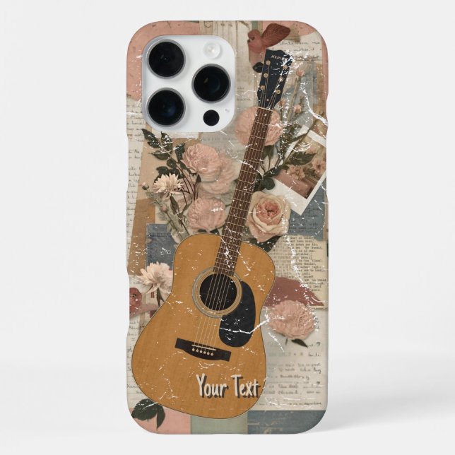 Coque iPhone Romantic Classical Guitar Player Gift (Verso)