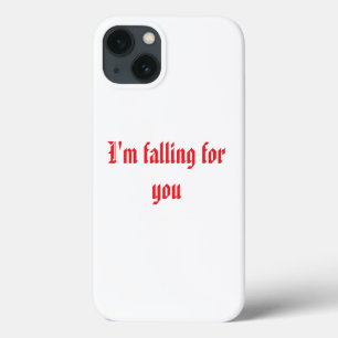 Coque iphone romantique "Je suis en train de tombe