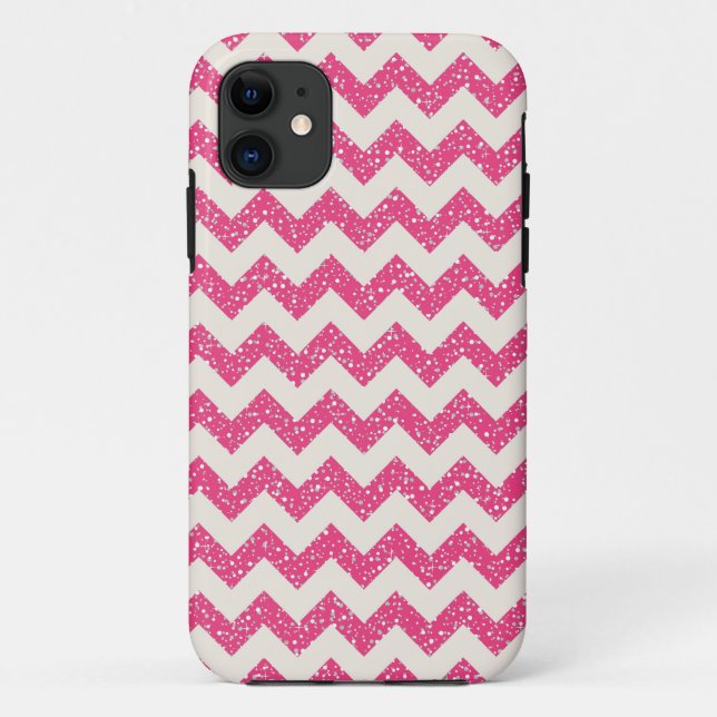 Coque iphone rose de parties scintillantes de (Dos)