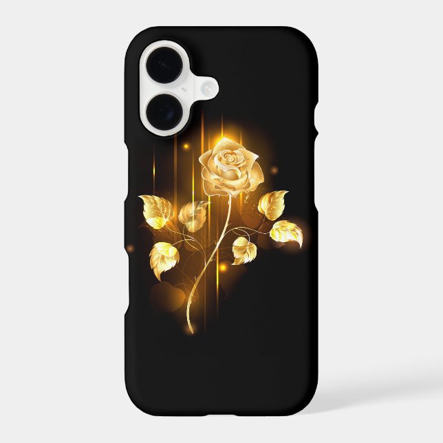 Coque iPhone Rose d'or ( rose d'or ) (Verso)