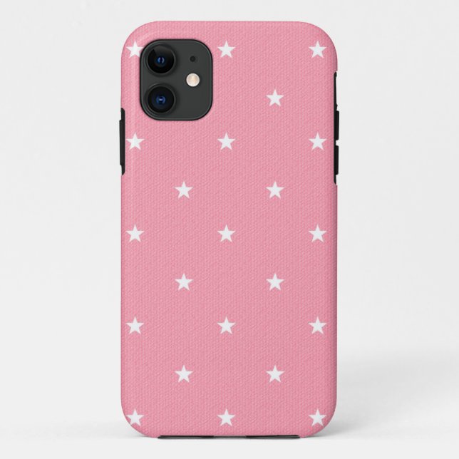 Coque iphone rose et blanc (Dos)