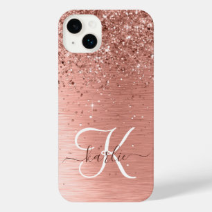 Rose Gold brossé Parties scintillant métallique No