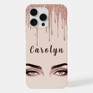Rose Gold Glam Drip ✨ Chic Yeux Féminin Étincelant