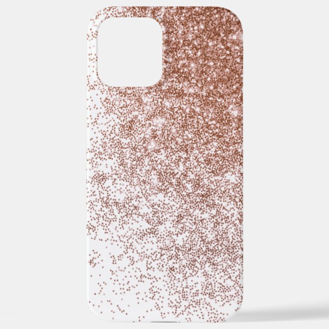 Coque iPhone Rose Gold Parties scintillant iPhone 12 Pro Max Co (Verso)