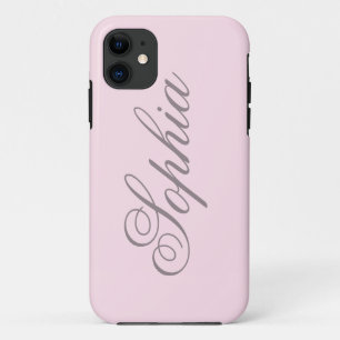Coque iphone rose Macaron