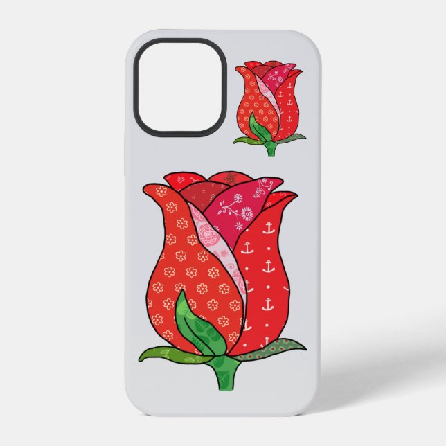 Coque iPhone Rose modèle  (Verso)