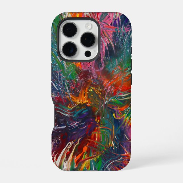 Coque iPhone Roue chromatique spectrale (Verso)