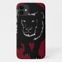 Coque iphone rouge avec Lion - Choisir les couleur