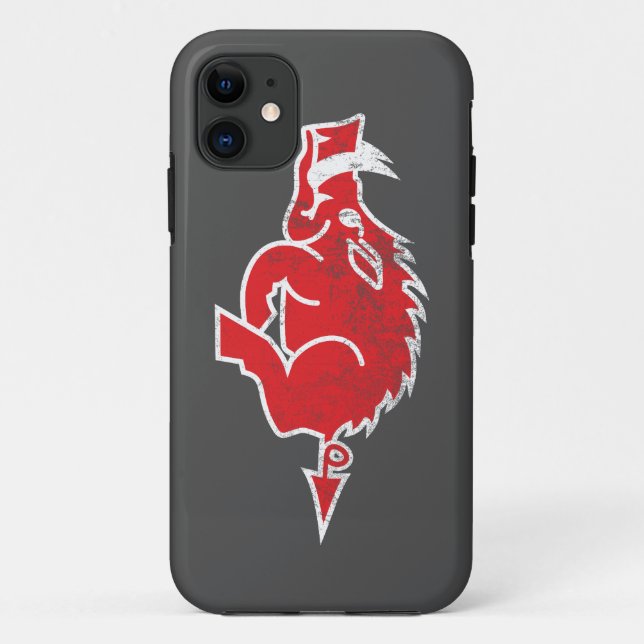 Coque iphone rouge de porc (Dos)