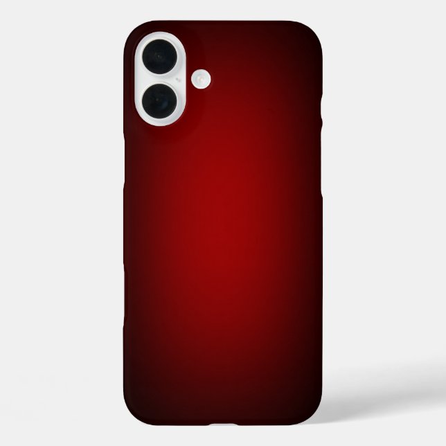 Coque iphone rouge / noir éclat (Verso)