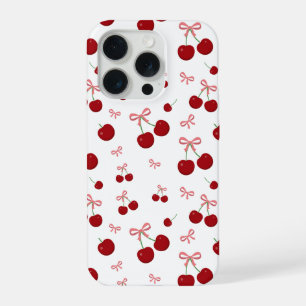 Ruban rouge de cerise motif sans couture Desi de f