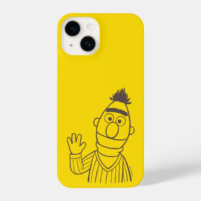 Coque iPhone Rue Sésame | Bert Bright (Verso)